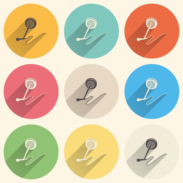Ilustración de icono de micrófono de audio, patrón de música. Portada creativa y de lujo