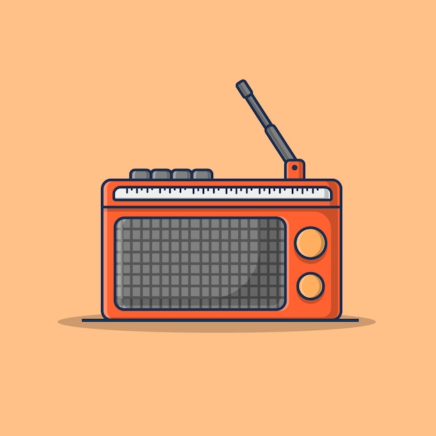 Ilustración del icono de radio