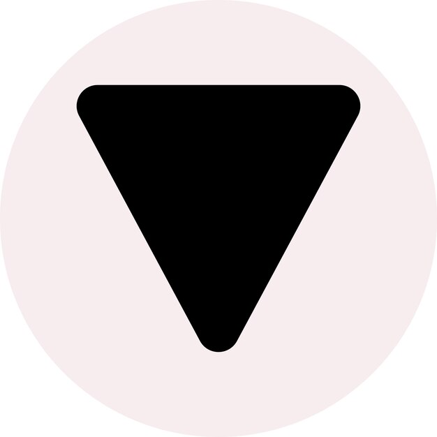Ilustración del icono de rendimiento negro vectorial utilizada para la señal de tráfico