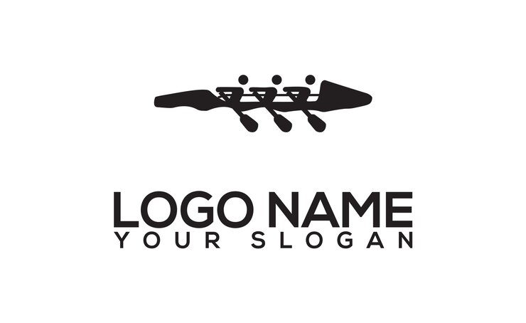 Ilustración de icono de símbolo gráfico vectorial de diseño de logotipo de barco libre