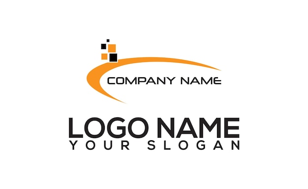 Ilustración de icono de símbolo gráfico vectorial de diseño de logotipo de tecnología libre
