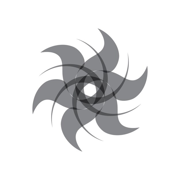 Ilustración de icono de símbolo de logotipo de vórtice