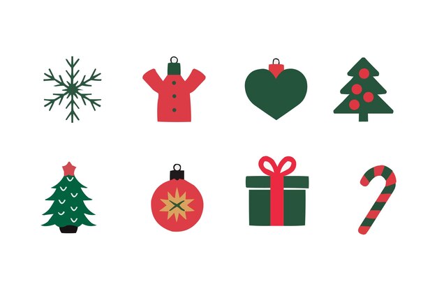 Ilustración del icono del tema de Navidad
