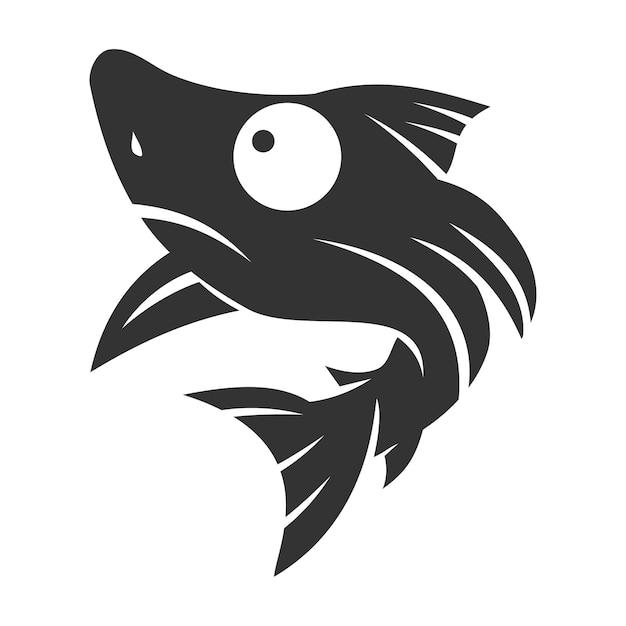 Ilustración de icono de tiburón Identidad de marca