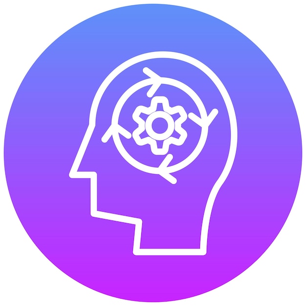 Ilustración del icono del vector de adaptabilidad del conjunto de iconos de liderazgo