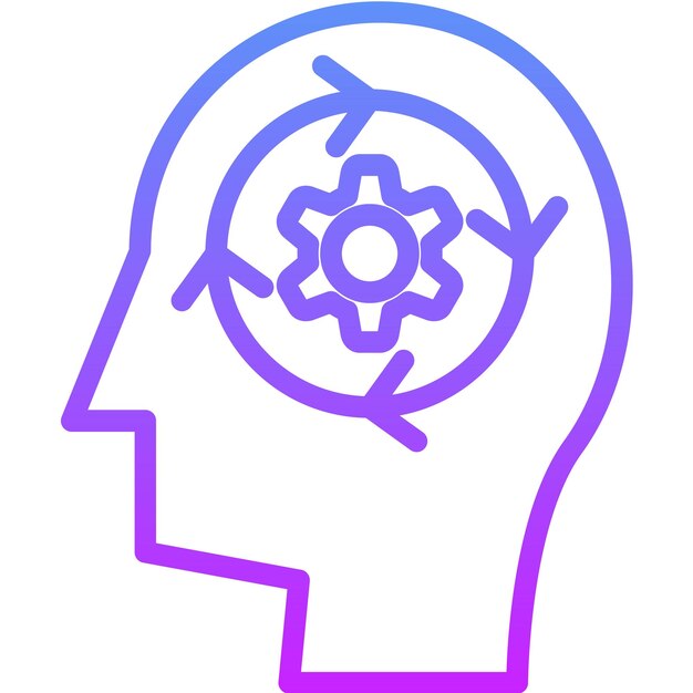 Ilustración del icono del vector de adaptabilidad del conjunto de iconos de liderazgo