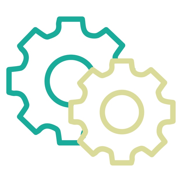 Ilustración del icono del vector de ajuste de ingeniería del iconset de ingeniería
