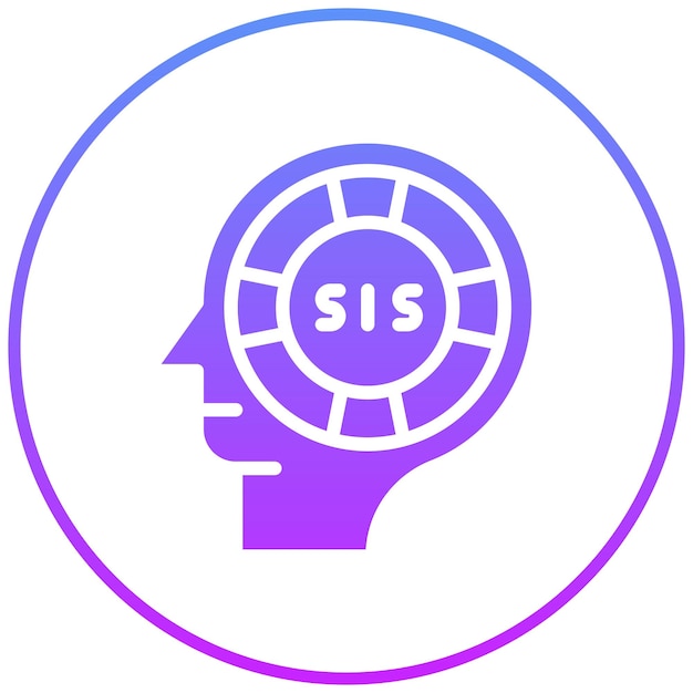 Ilustración del icono del vector de angustia del conjunto de iconos de salud mental