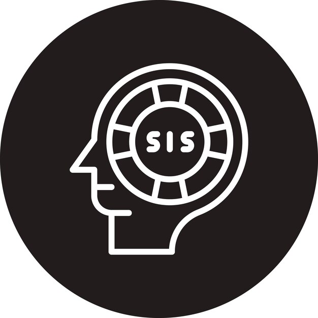 Ilustración del icono del vector de angustia del conjunto de iconos de salud mental