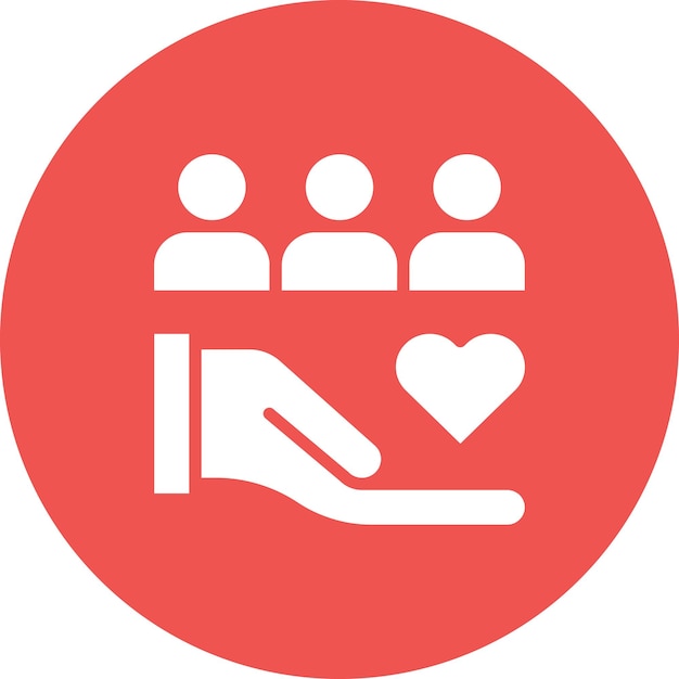 Ilustración del icono del vector de ayuda psicológica del conjunto de iconos de salud mental