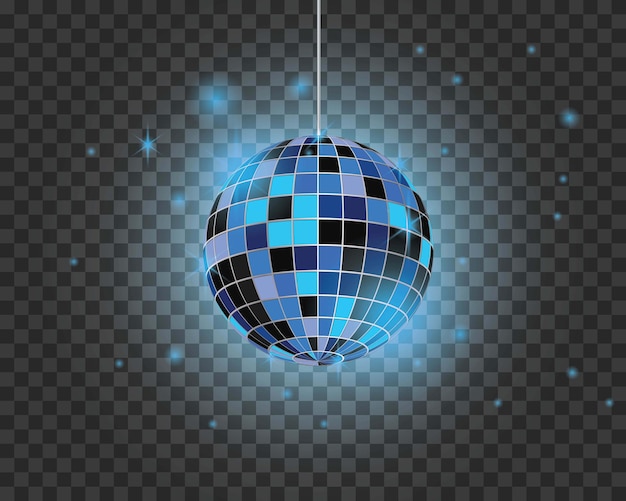 Vector ilustración de icono de vector de bola de discoteca