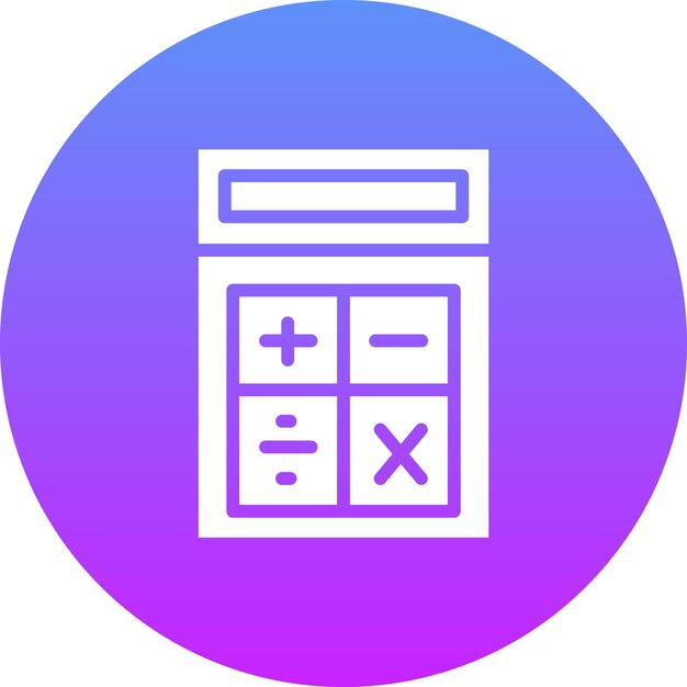 Ilustración del icono del vector de cálculo del conjunto de iconos de ingeniería