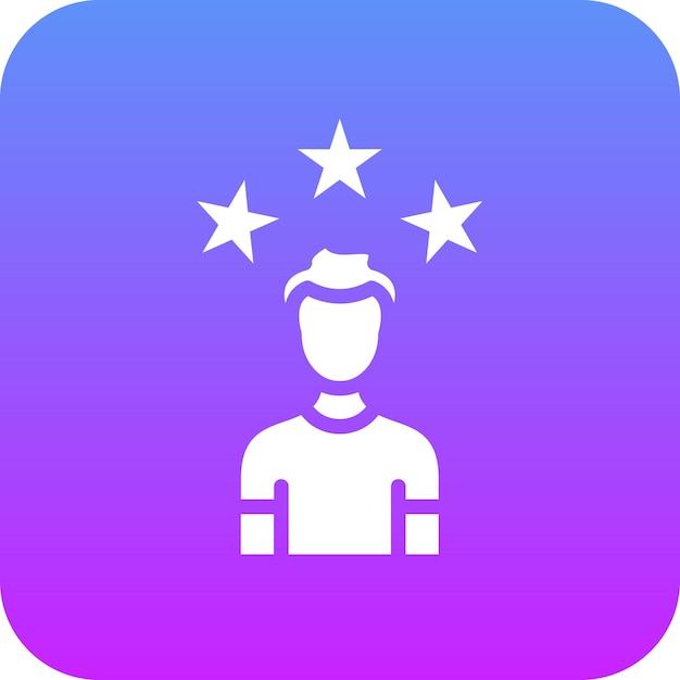Ilustración del icono del vector de calificación del conjunto de iconos de comunicaciones