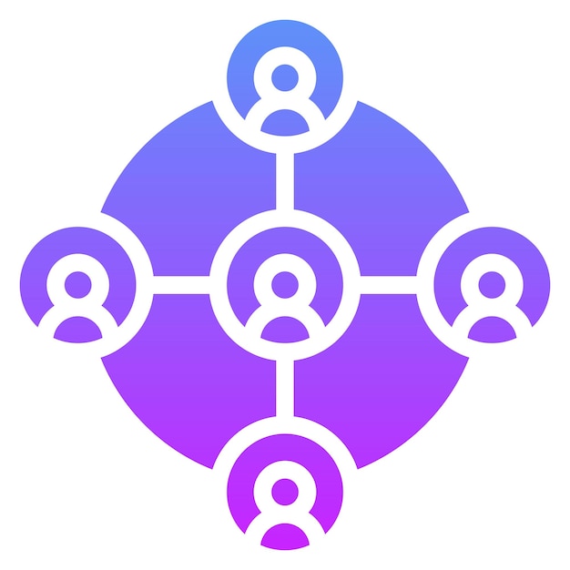 Ilustración del icono del vector de conexión del usuario del conjunto de iconos de alojamiento web