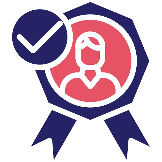 Ilustración del icono del vector de confiabilidad del conjunto de iconos de liderazgo