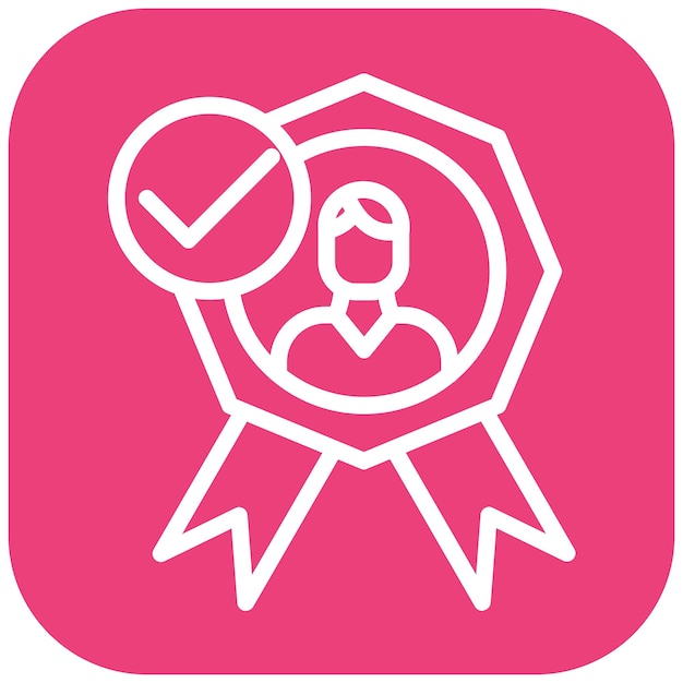 Ilustración del icono del vector de confiabilidad del conjunto de iconos de liderazgo