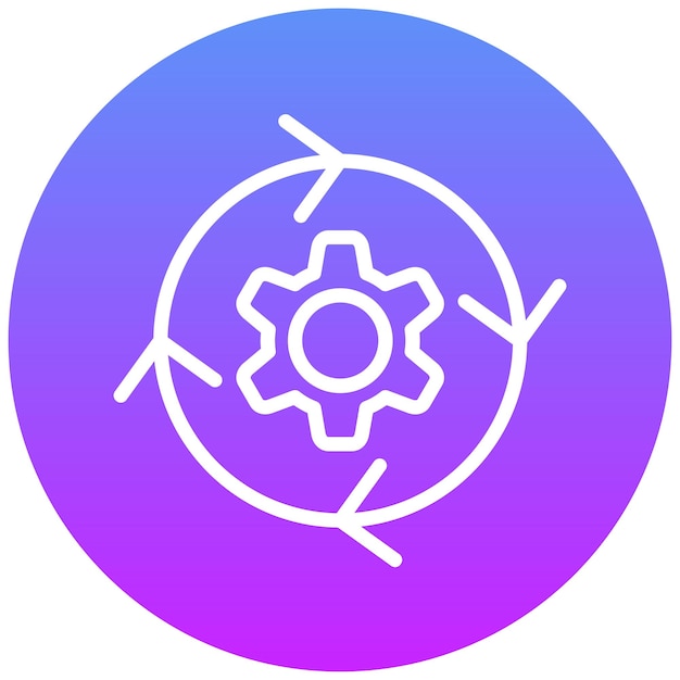 Ilustración del icono del vector de consistencia del conjunto de iconos de liderazgo
