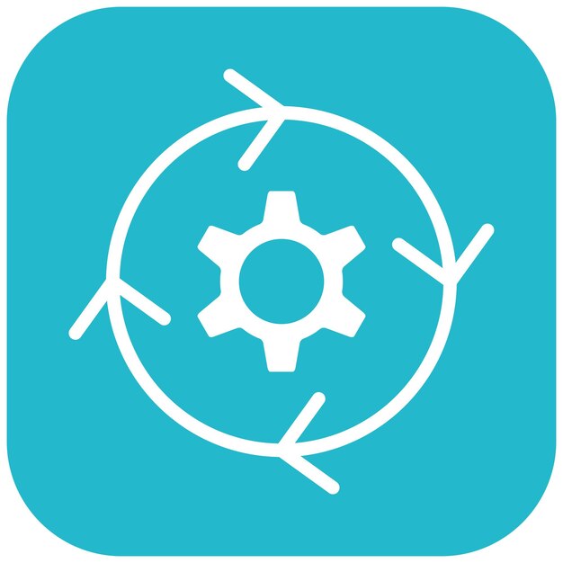 Ilustración del icono del vector de consistencia del conjunto de iconos de liderazgo