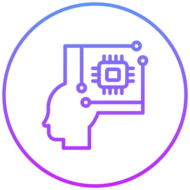 Ilustración del icono del vector de control inteligente del conjunto de iconos de análisis de datos