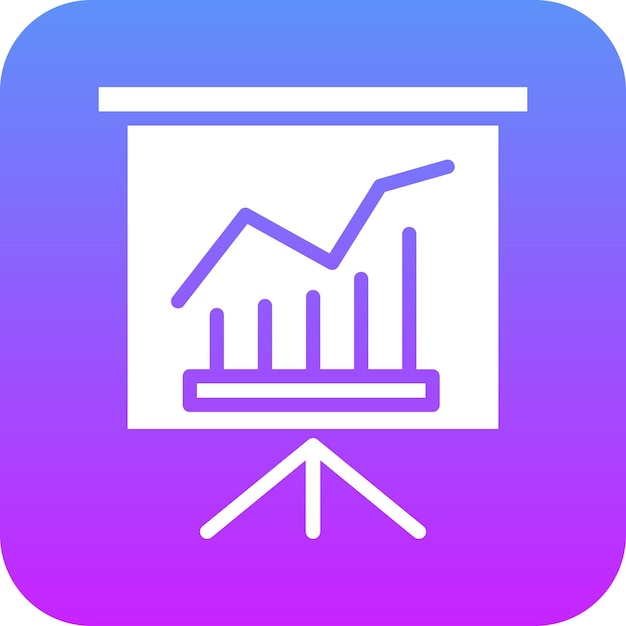 Ilustración del icono del vector de crecimiento empresarial del conjunto de iconos comerciales
