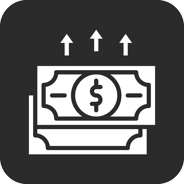Ilustración del icono del vector de devolución del conjunto de iconos de contabilidad