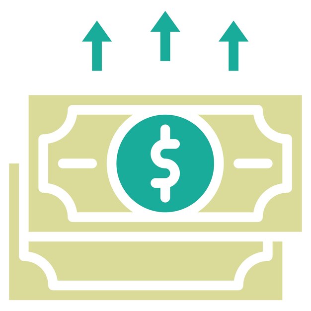 Ilustración del icono del vector de devolución del conjunto de iconos de contabilidad