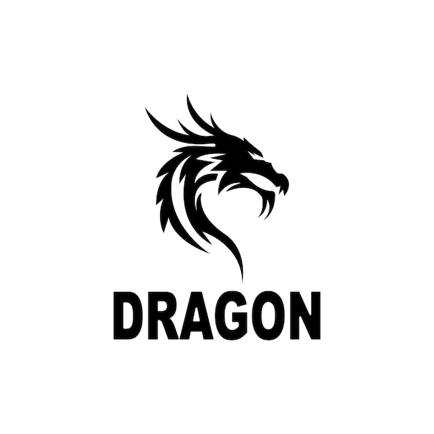 Ilustración de icono de vector de dragón
