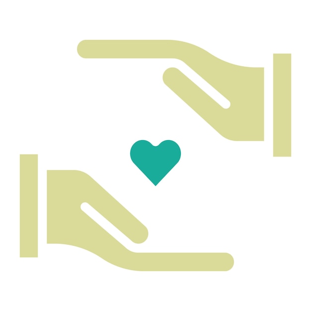 Ilustración del icono del vector de empatía del conjunto de iconos de salud mental