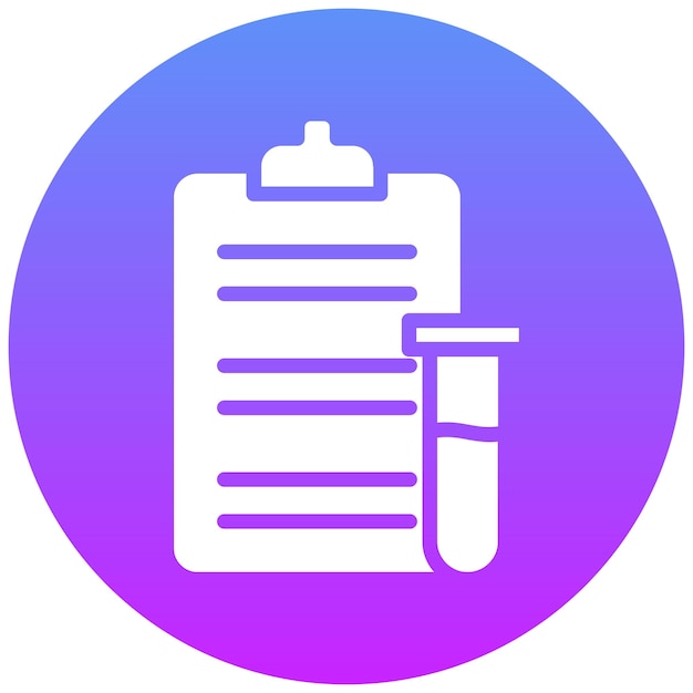 Ilustración del icono del vector de ensayo del informe del conjunto de iconos de garantía de calidad