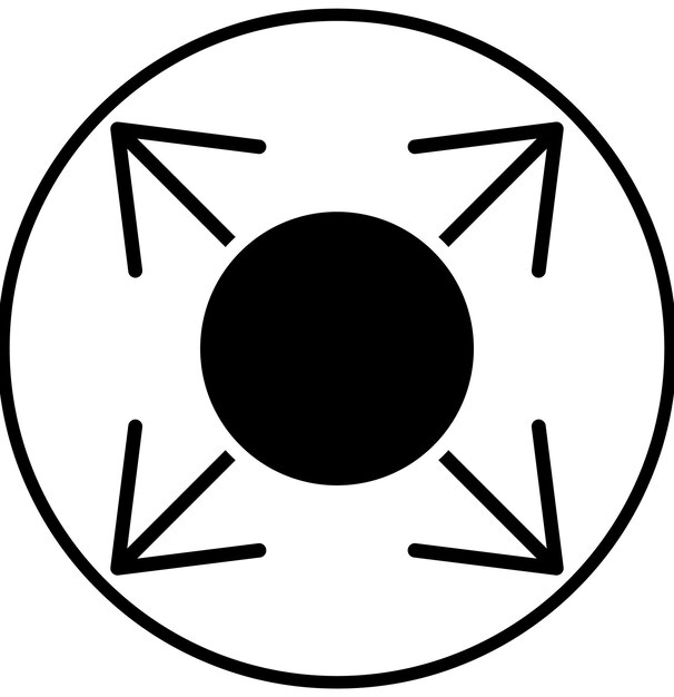 Ilustración del icono del vector de escala del conjunto de iconos de Business Analytics