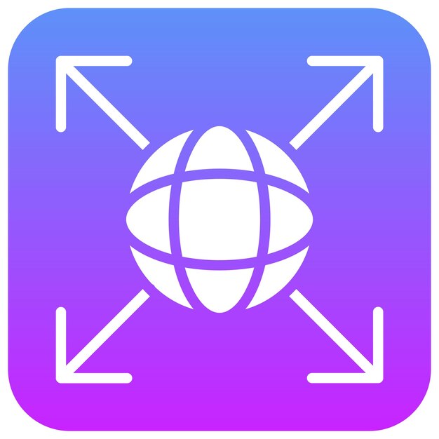 Ilustración del icono del vector de escalabilidad de la red del conjunto de iconos de red