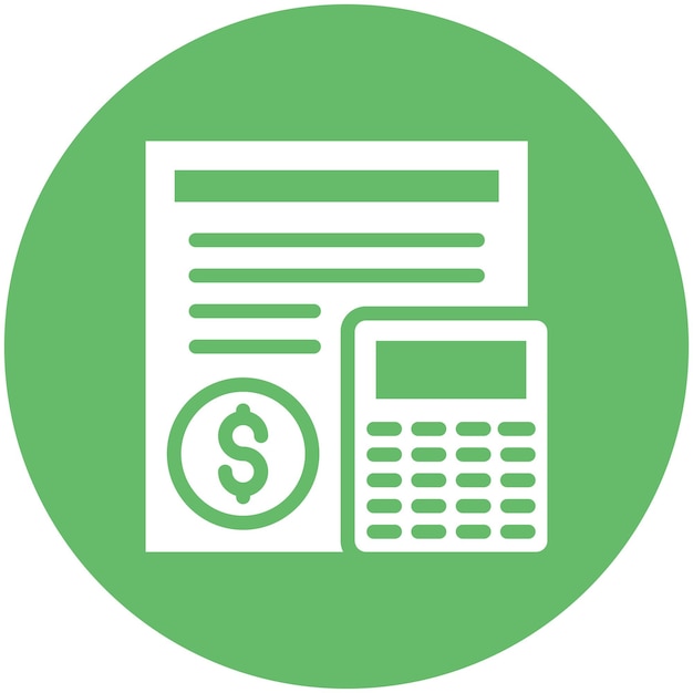 Ilustración del icono del vector de estimación del proyecto del conjunto de iconos de gestión del proyecto