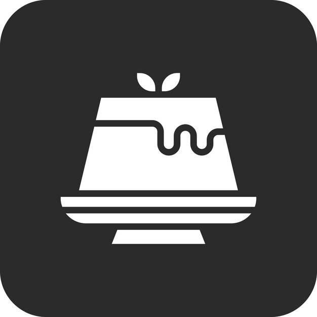 Ilustración del icono del vector de flanco del conjunto de iconos de cumpleaños