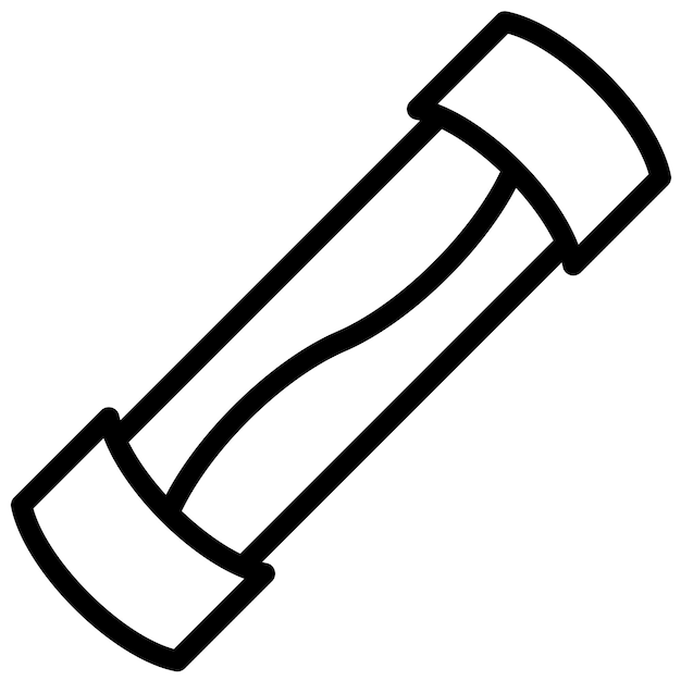 Ilustración del icono del vector de fusibles del conjunto de iconos de la escuela