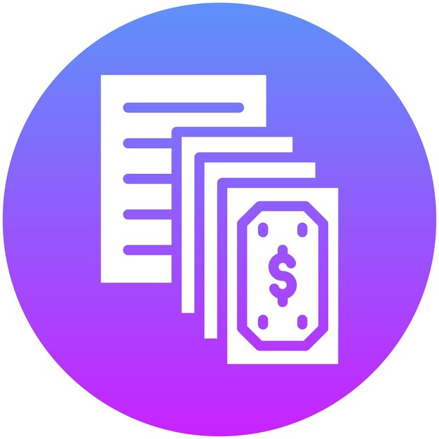 Ilustración del icono del vector de ingresos del conjunto de iconos de la economía empresarial