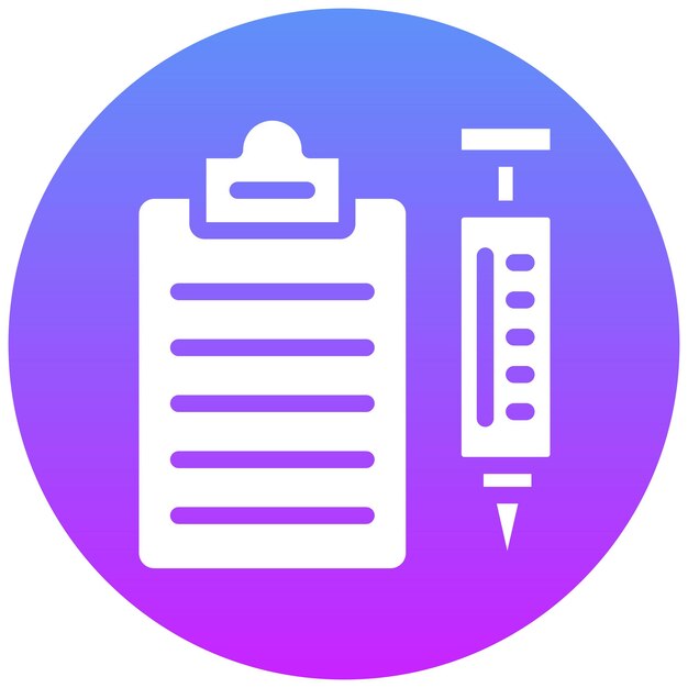 Ilustración del icono del vector de inmunización del conjunto de iconos de enfermedades infecciosas