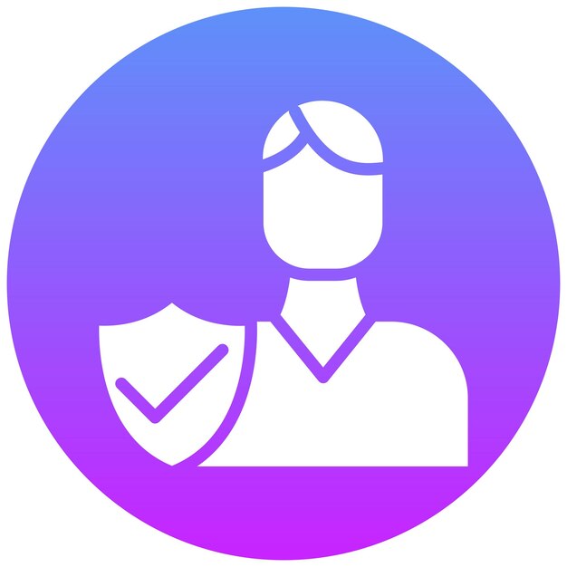 Ilustración del icono del vector de integridad del conjunto de iconos de liderazgo