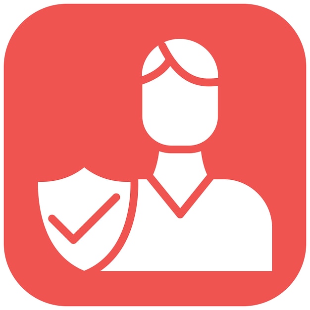 Ilustración del icono del vector de integridad del conjunto de iconos de liderazgo