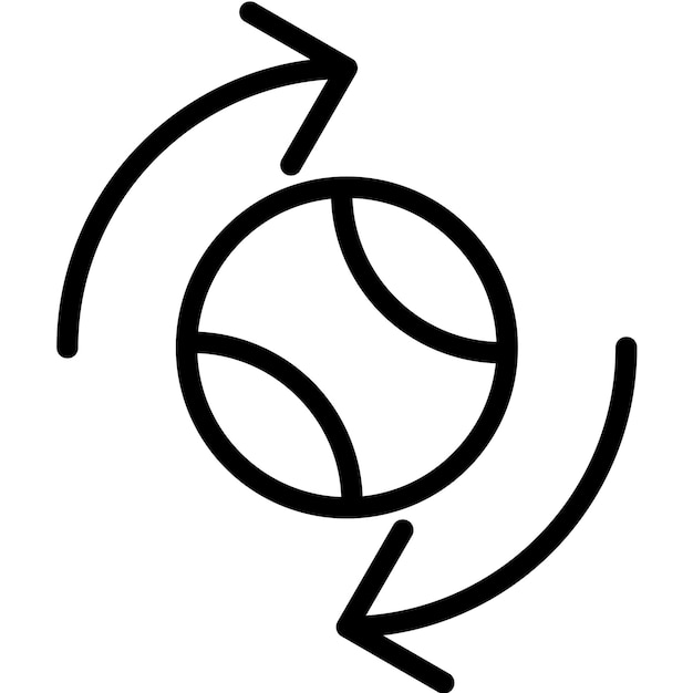 Ilustración de icono de vector de intercambio del conjunto de iconos de fútbol