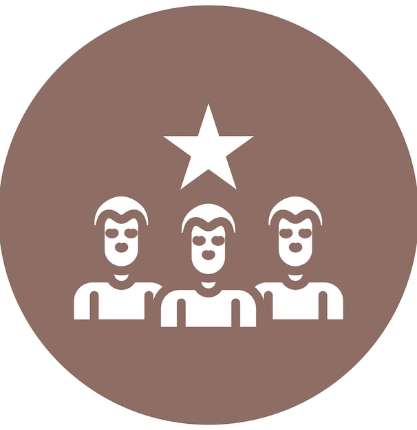 Ilustración del icono del vector de liderazgo de mercado del conjunto de iconos de Business Analytics