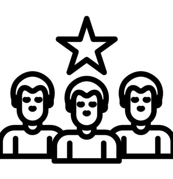 Ilustración del icono del vector de liderazgo de mercado del conjunto de iconos de Business Analytics