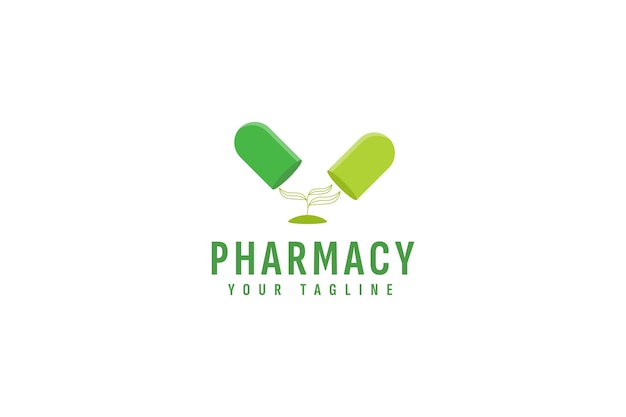 Vector ilustración de icono de vector de logotipo de farmacia