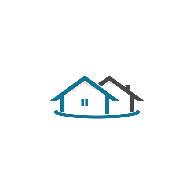 Ilustración de icono de vector de logotipo de inicio