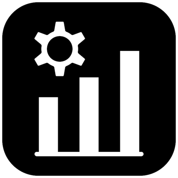 Ilustración del icono del vector de mejora continua del conjunto de iconos de liderazgo