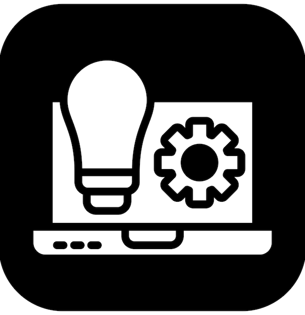 Ilustración del icono del vector de modernización del conjunto de iconos de Business Analytics