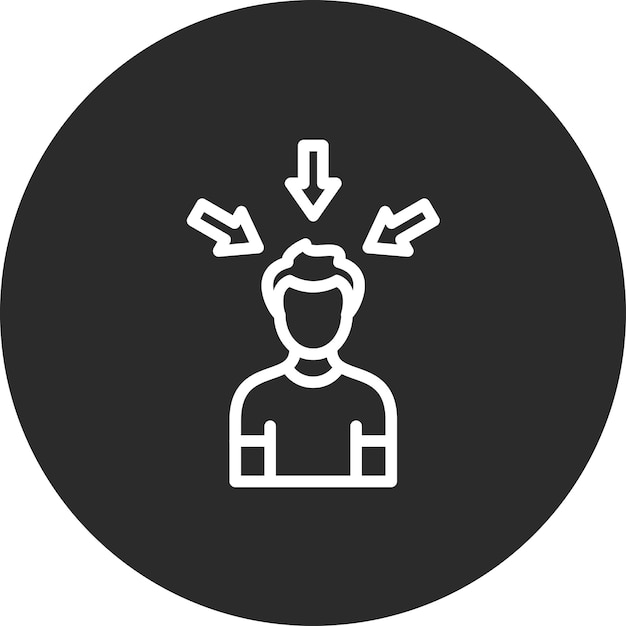 Ilustración del icono del vector de notoriedad del conjunto de iconos de comunicaciones