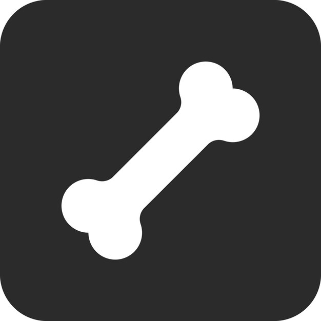 Ilustración del icono del vector óseo del conjunto de iconos de Historia