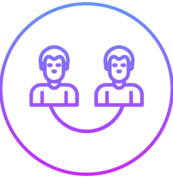 Ilustración del icono del vector de participación del cliente del conjunto de iconos de Business Analytics