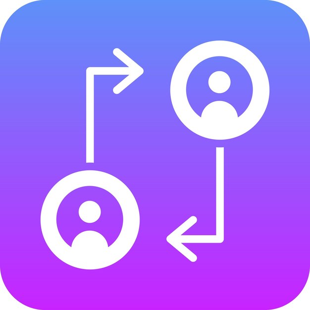 Ilustración del icono del vector de participación del usuario del conjunto de iconos de marketing digital