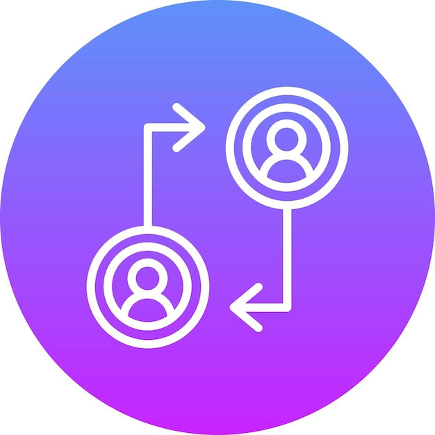 Ilustración del icono del vector de participación del usuario del conjunto de iconos de marketing digital